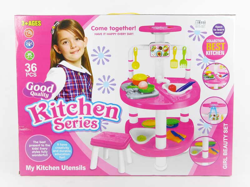 Kitchen Set W/L & Chair toys