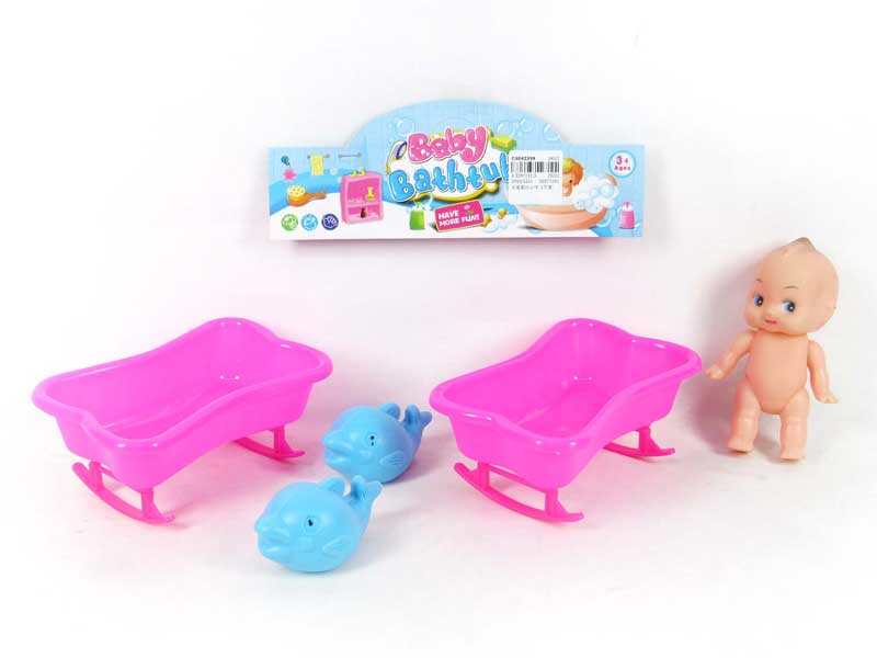 Tub Set & Doll(2in1) toys