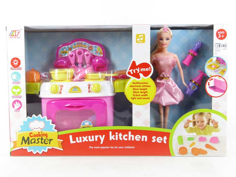 Kitchen Set W/L_S toys