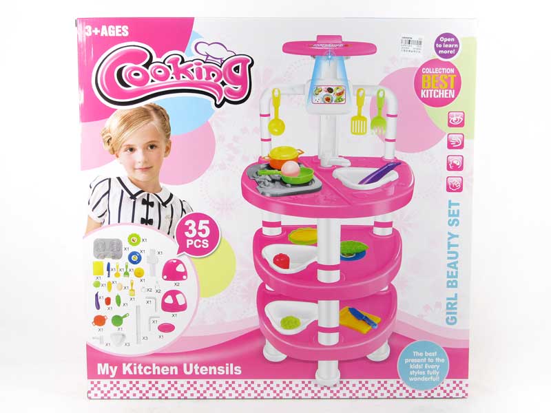 Kitchen Set W/L toys