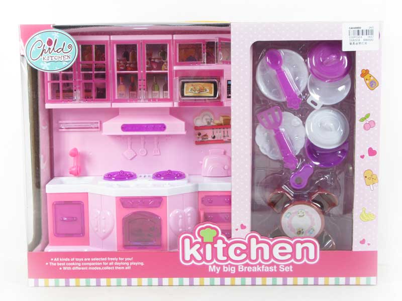 Kitchine Set W/L toys