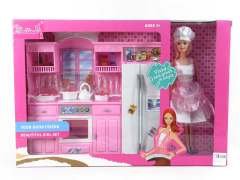Cabinet Combination Set & Doll