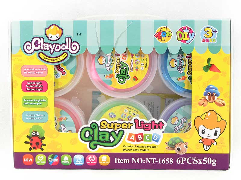 Clay Figure Tool Set(6in1) toys