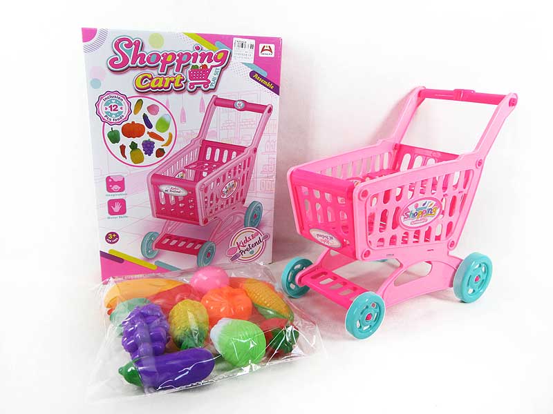 Shopping Car & Fruit Set toys