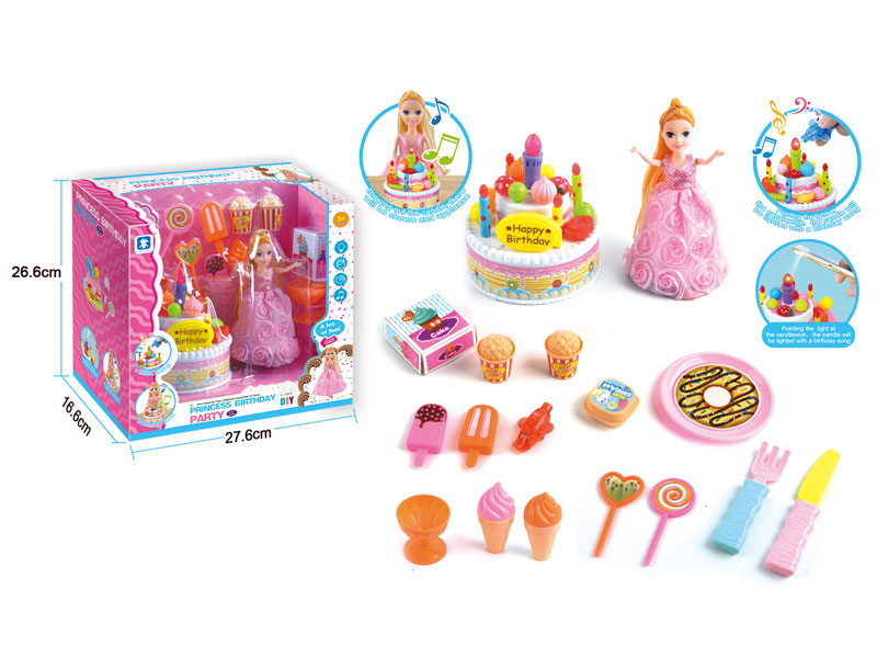 Cake Set W/M toys