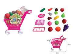 Shopping Car & Fruit Set
