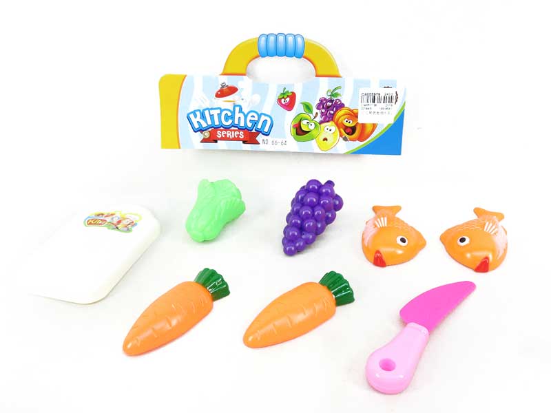Cut Fruit & Vegetable Set(6in1) toys