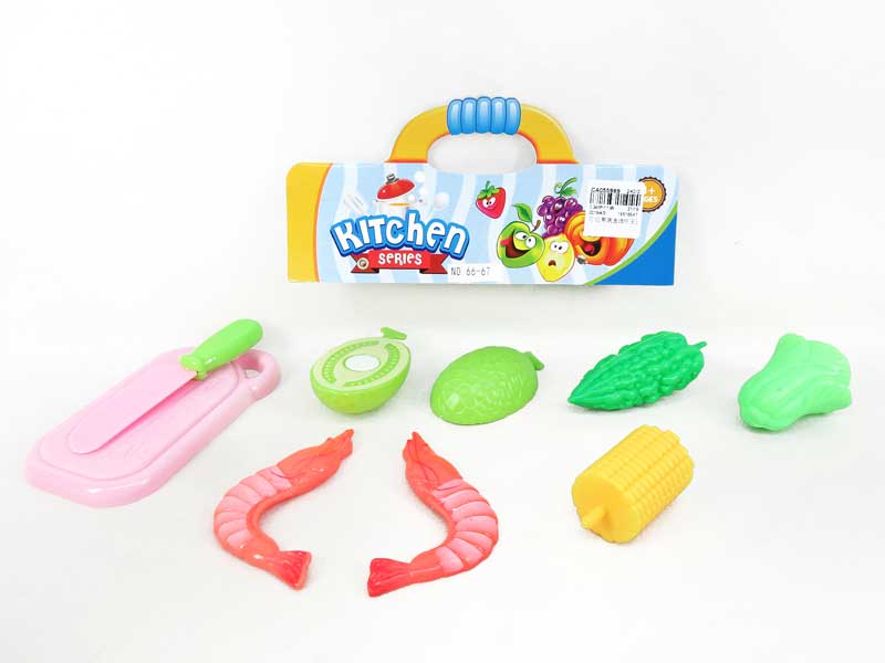 Cut Fruit & Vegetable Set(6in1) toys