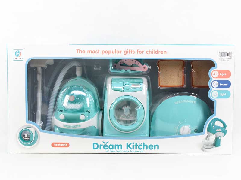 Bread Machine & Vacuum Cleaner & Washer toys