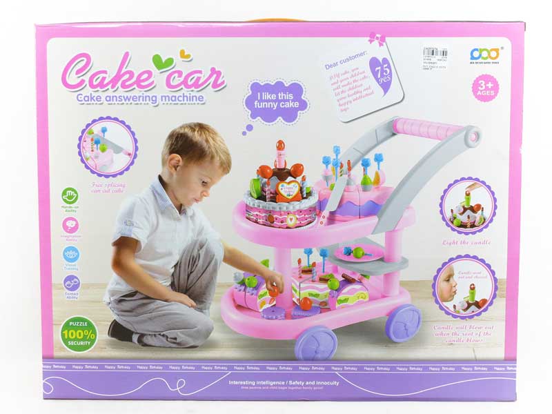 Cake Cart W/M toys