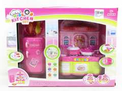 Cooking Set & Refrigerator W/L_M toys