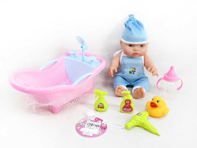 Bathing Pool & 10inch Moppet Set toys