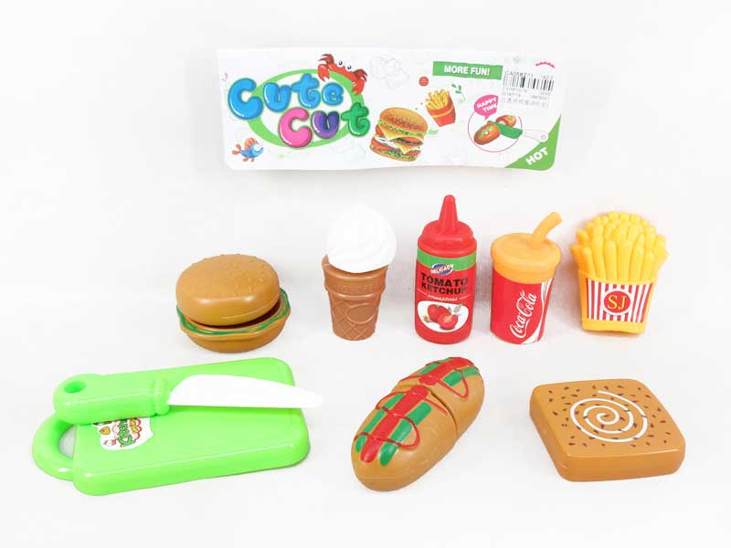 Hamburger & Hot Dogs Set(9in1) toys
