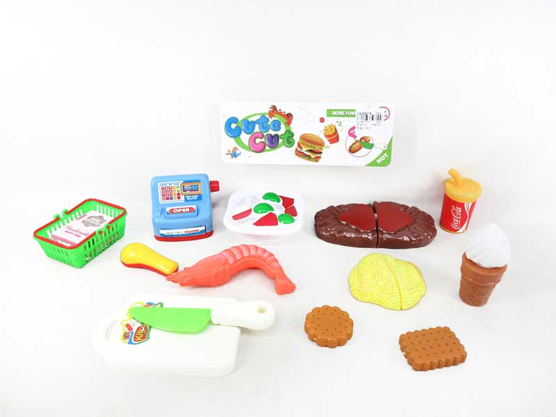 Western-style food Cash Register Set toys