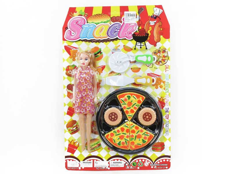 Pizza Set & Doll toys