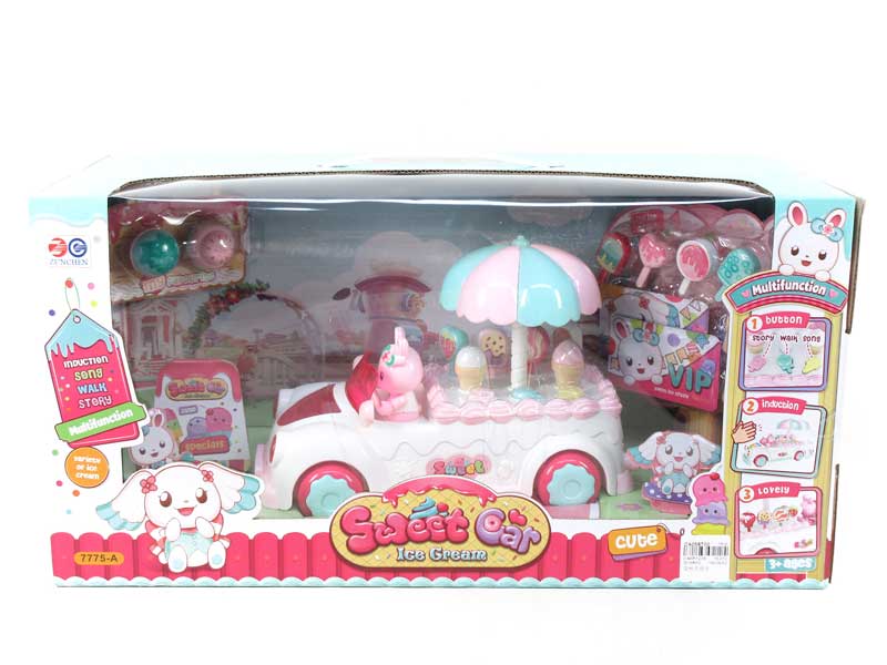 Ice Cream Car Set W/L_M toys