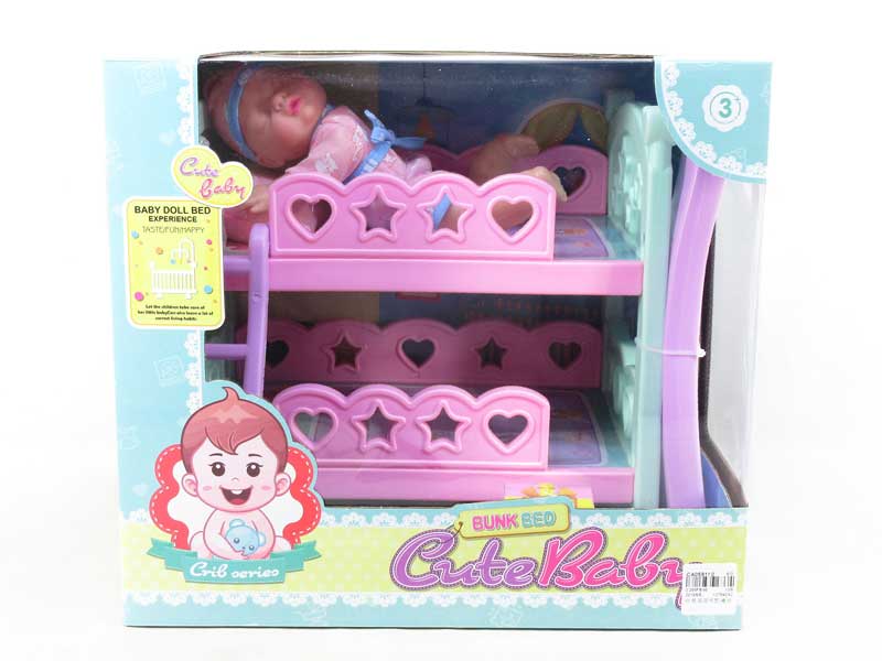 Double-deck Bed & Sleep Child toys