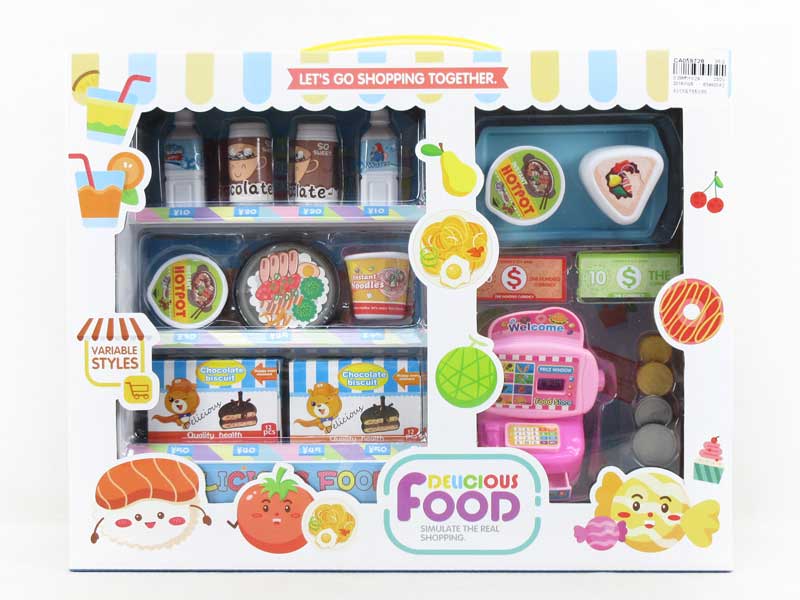 Food Set & Cash Register toys