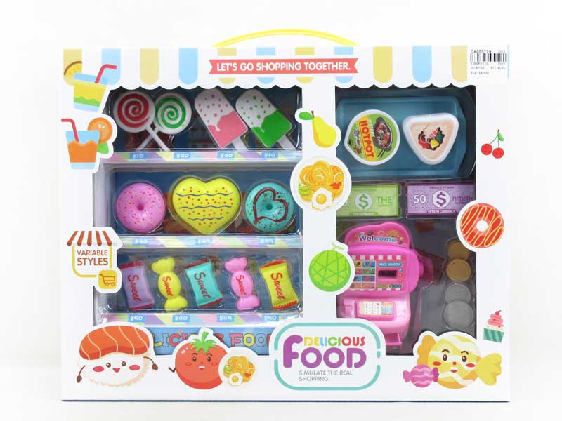 Dessert Set & Cash Register toys
