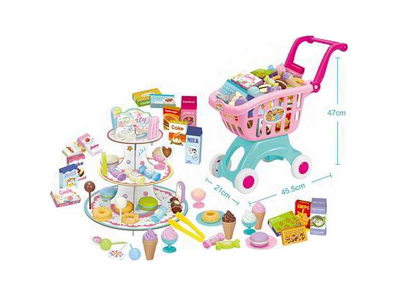 Shopping Car & Dessert Table toys