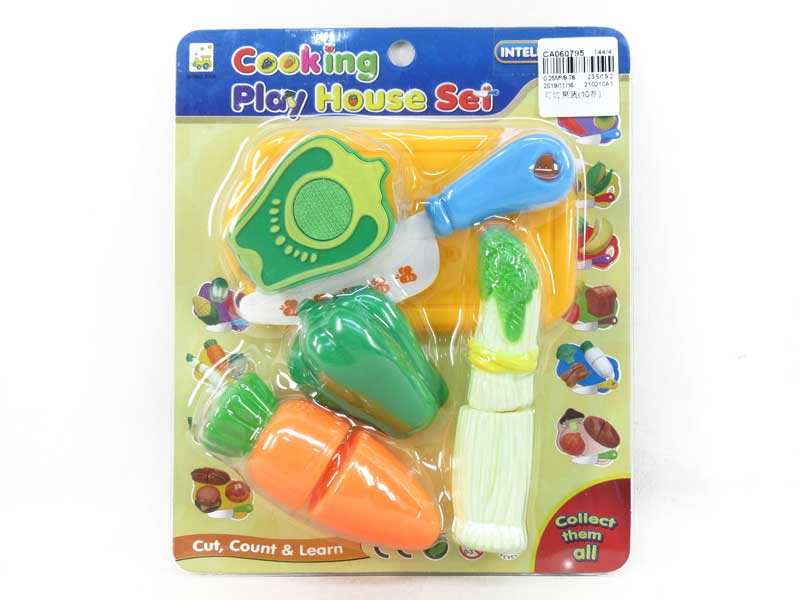 Cut Fruit & Vegetable(10S) toys