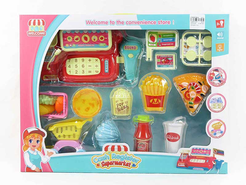 Cash Register Set W/L_M toys