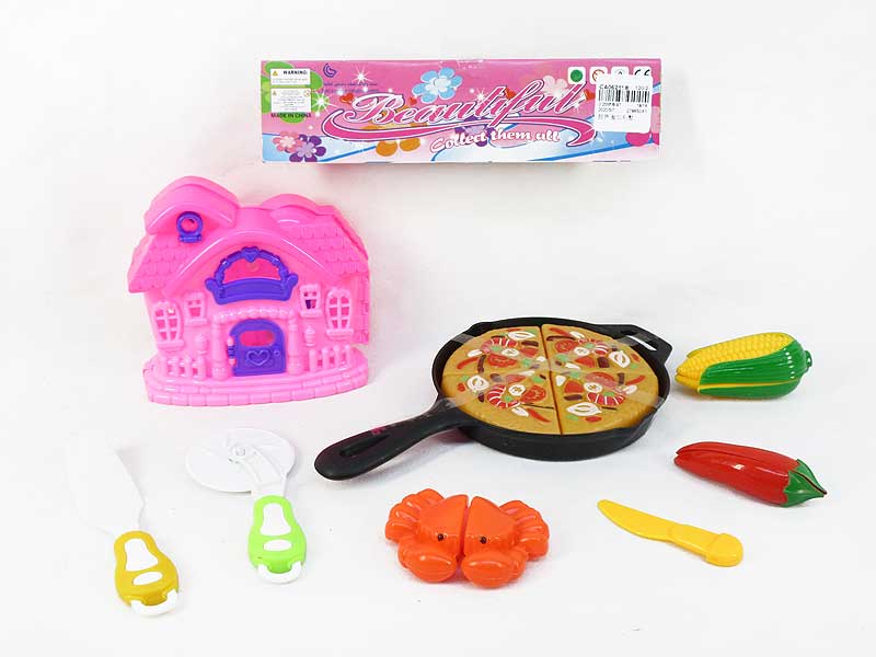 Pizza Set & Villa toys