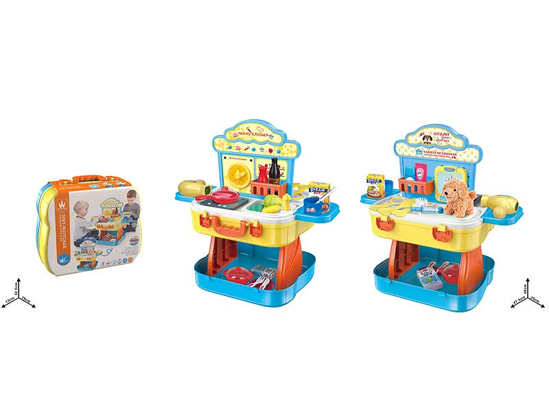 3in1 Kitchen Set & Pet Shop toys