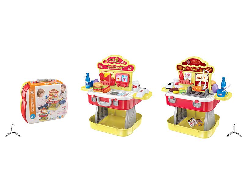 3in1 Hamburger & Barbecue Shop toys