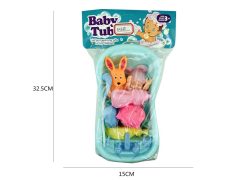 Tub Set & 5inch Doll toys