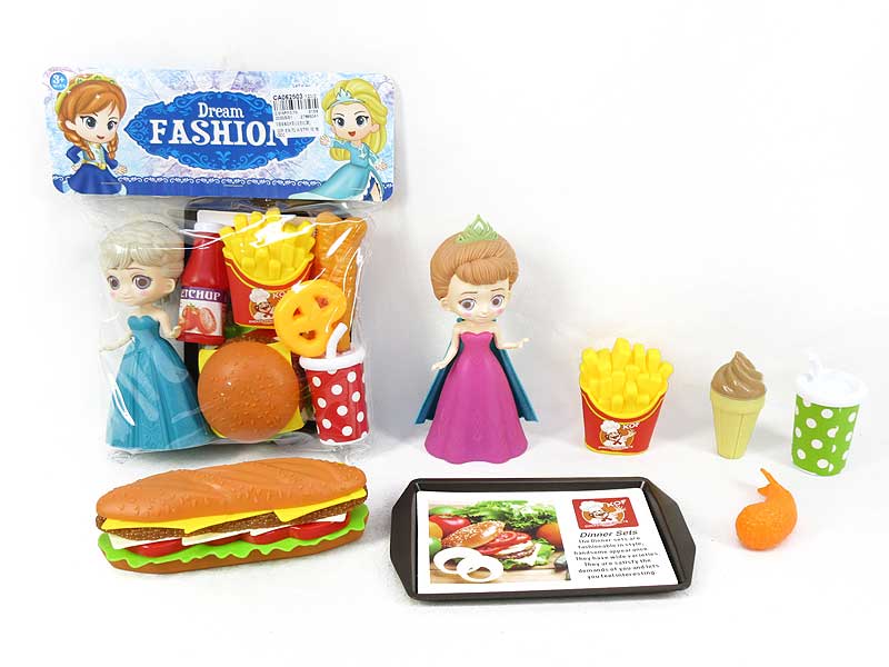 Hamburger Set & Doll(2S) toys