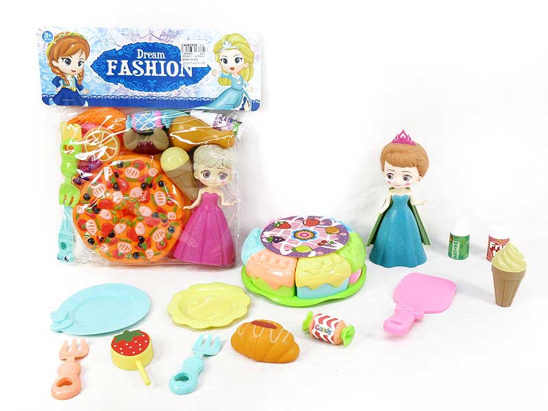 Cake & Pizza & Doll(2S) toys
