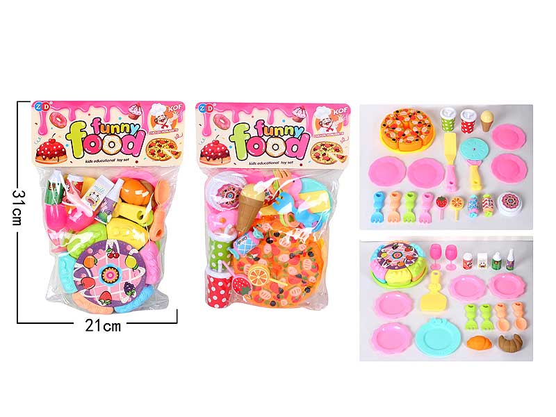 Cake & Pizza Set(2S) toys