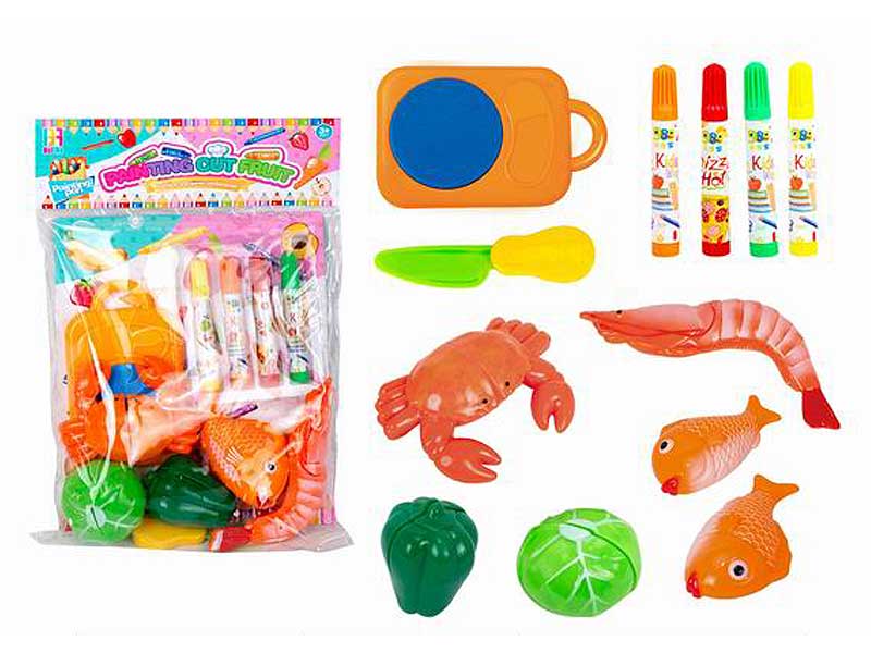 Painted Seafood toys