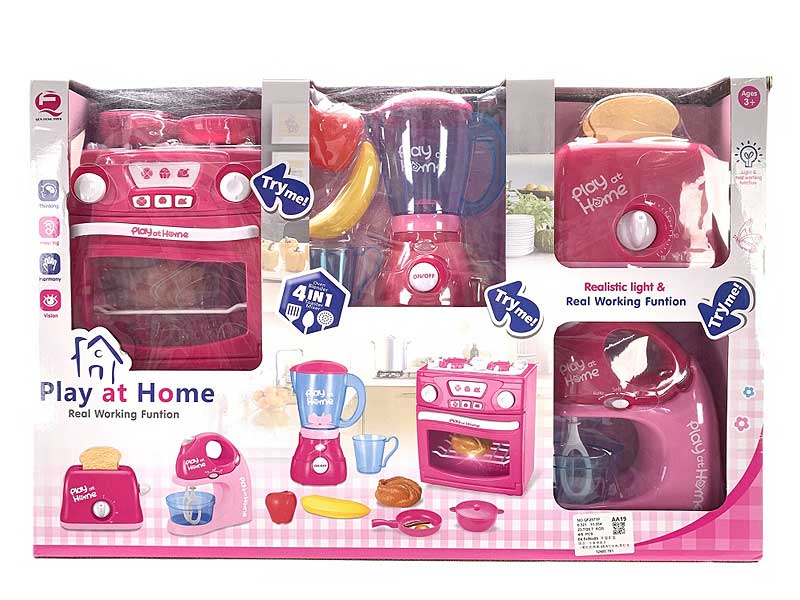 4in1  Appliances Set W/L_S toys