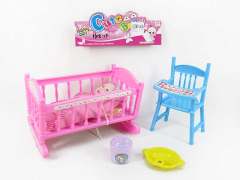Bed & 5inch Doll(3S)