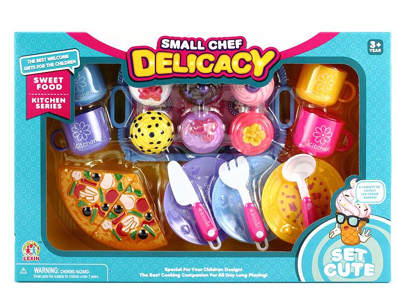 Cake Set & Pizza toys