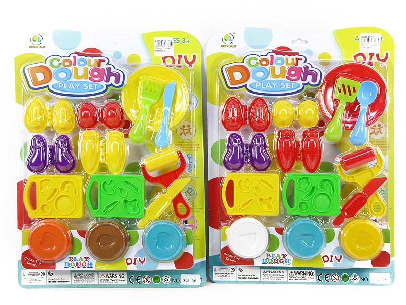 Vegetable Clay Set with Tool (2 Style) toys