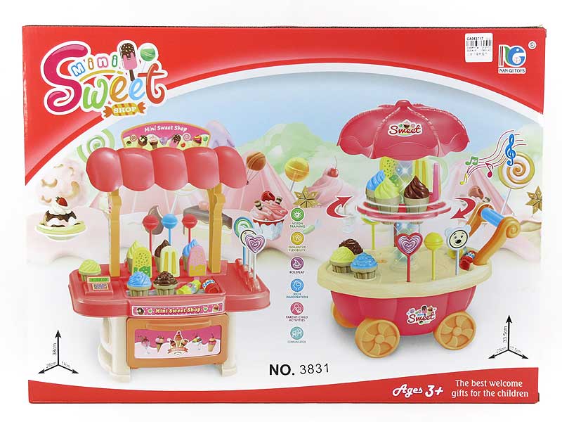 2in1 Ice Cream Supermarket W/L_M toys
