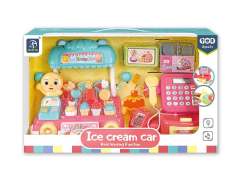 Ice Cream Cart W/L_M & Cash Register
