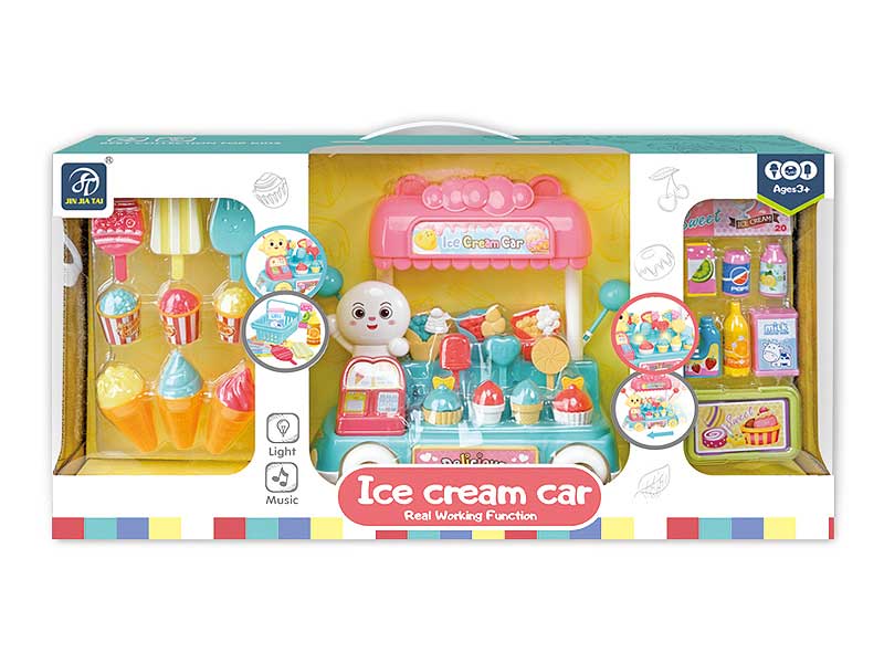 Ice Cream Cart Set W/L_M toys