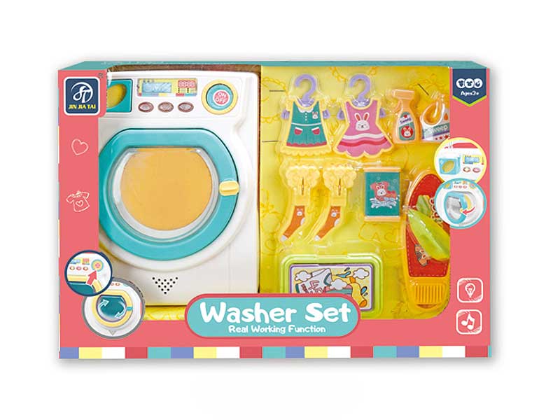 B/O Washer Set W/L_S toys