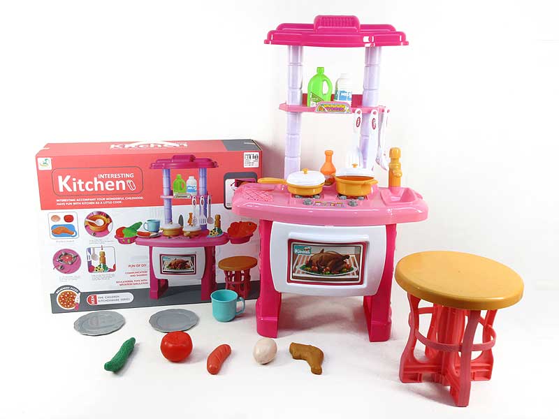 Kitchen Set W/L_M(2C) toys