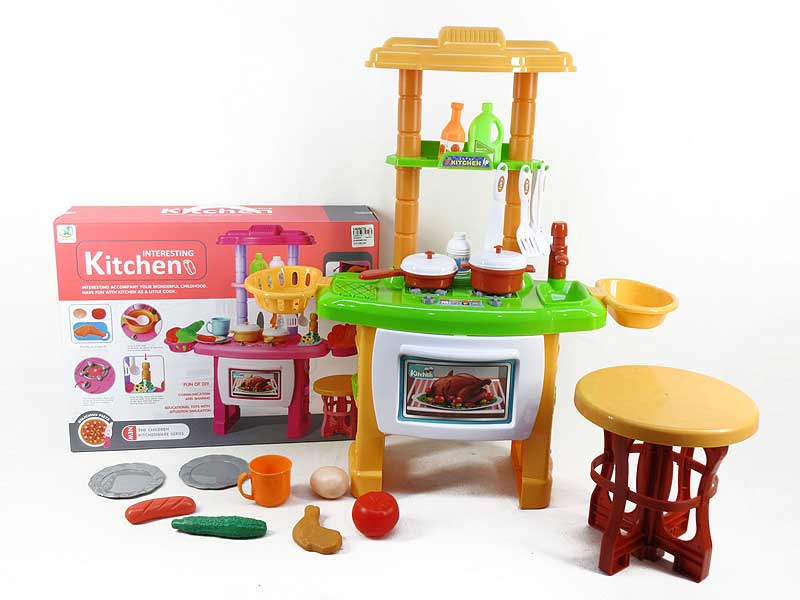 Kitchen Set W/L_M(2C) toys