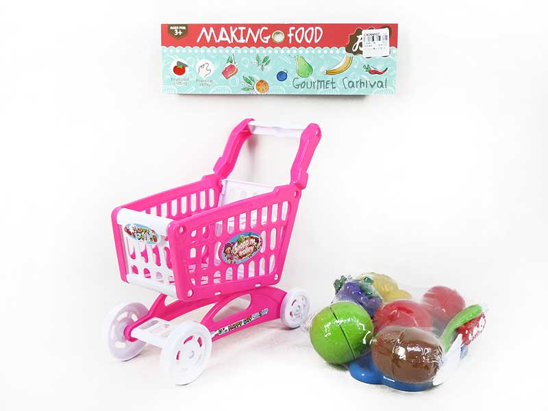 Cut Fruit & Shopping Car toys