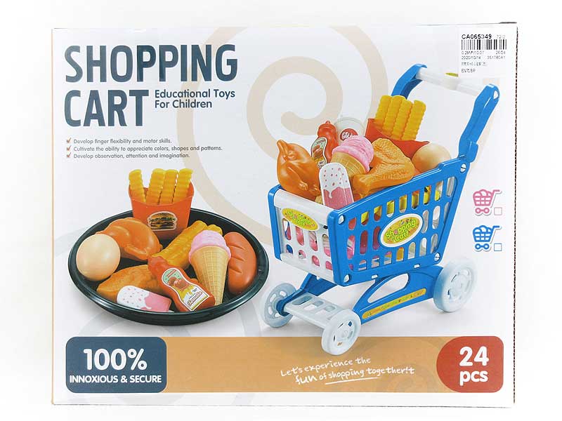 Shopping Car & Snack Set(2C) toys