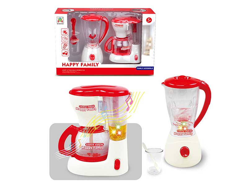 B/O Syrup Juicer W/L & Coffee Maker W/L_M(2in1) toys