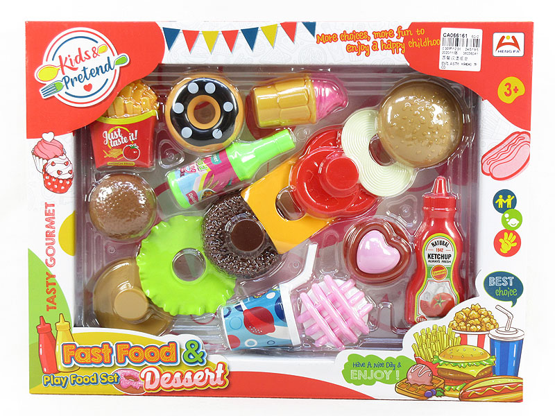 Western Style Hamburger Set toys
