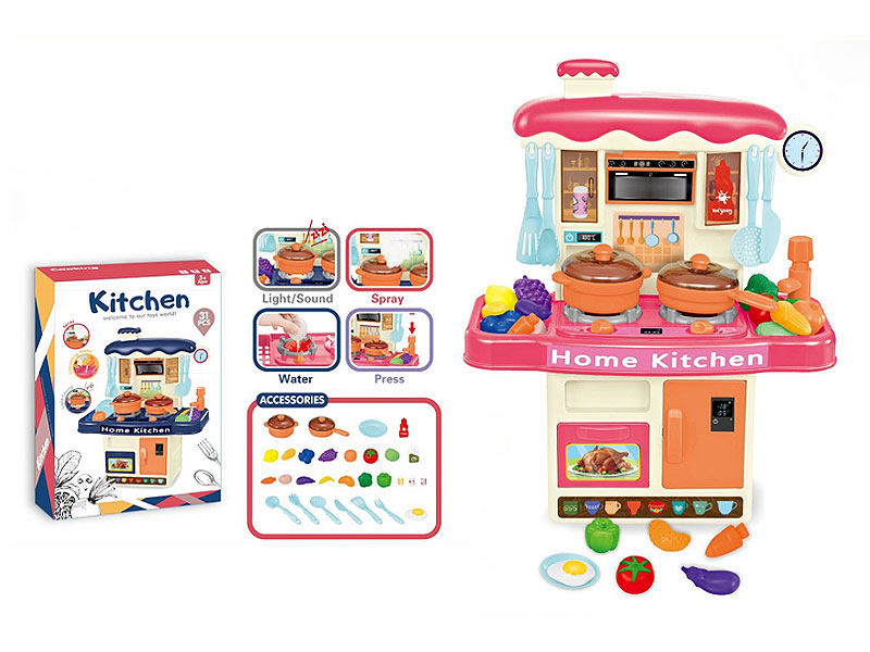 Kitchen Set W/L_S(2C) toys