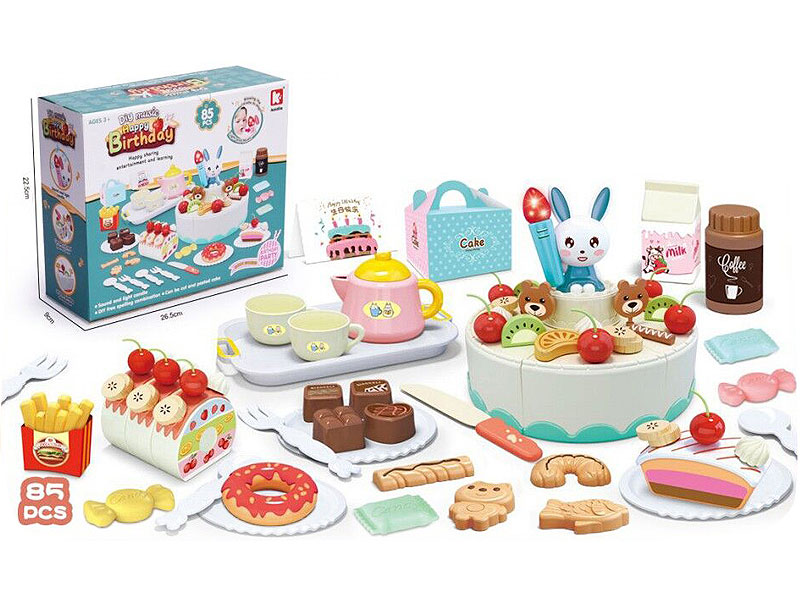 Cake Set W/L_M(85in1) toys